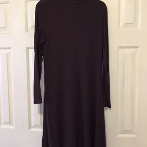 Stretch jersey-vneck-a-line…